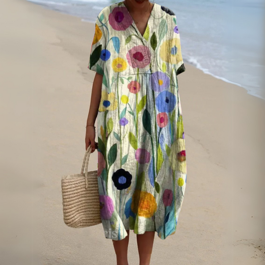 Aliyah – Vibrant Floral Summer Dress