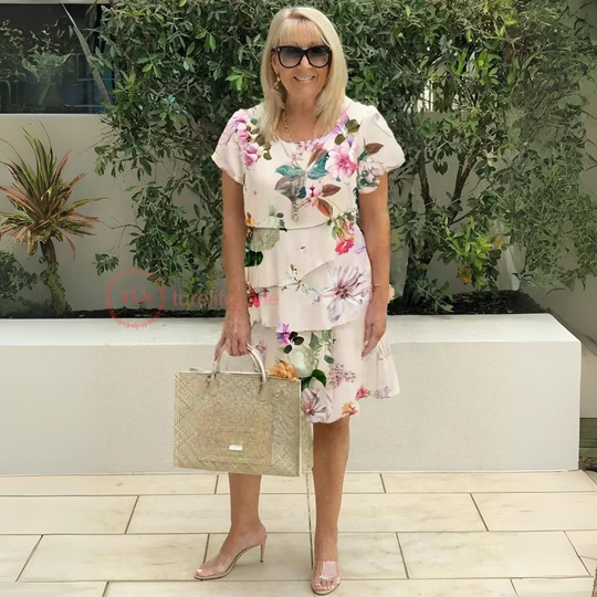 Klarisse – Elegant Floral Dress