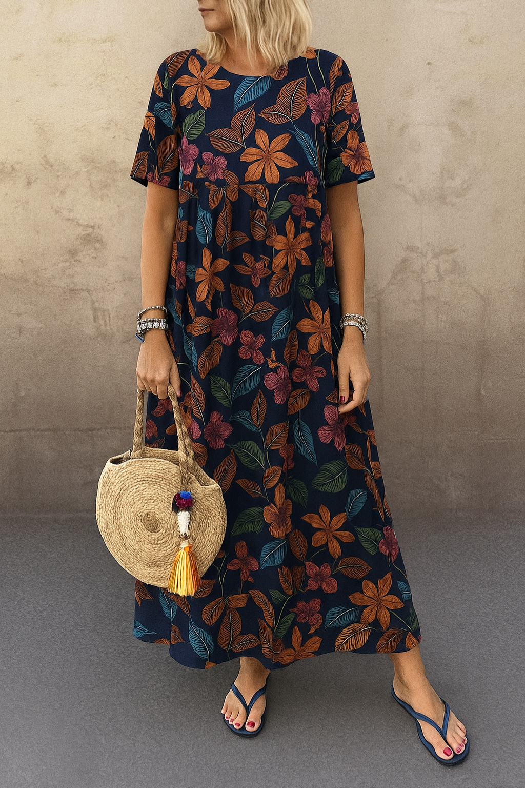 Kiera – Airy Cotton Blend Dress