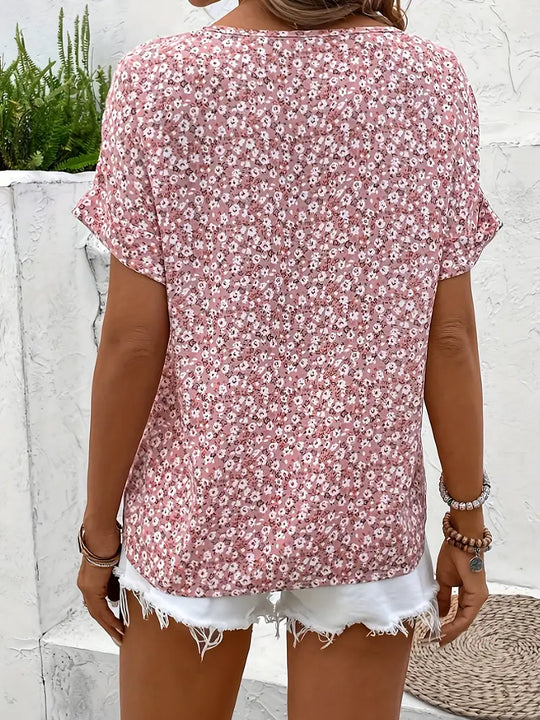 Velma - Elegant Floral Blouse