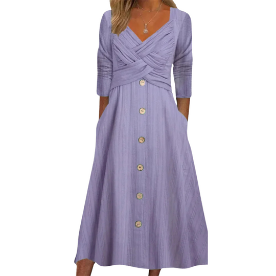 Junia – Vintage-Style Midi Dress