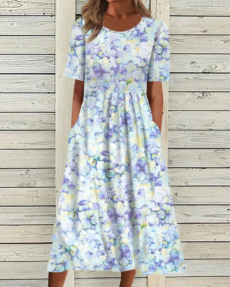 Pia – Printed Summer Dress
