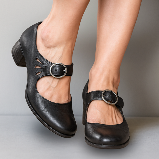 Penelope – Orthopedic Leather Wedge Sandals