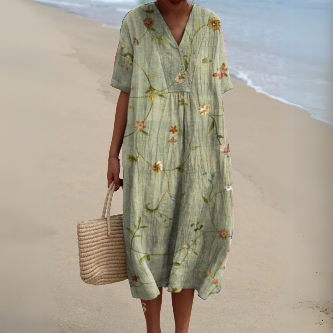 Aliyah – Vibrant Floral Summer Dress