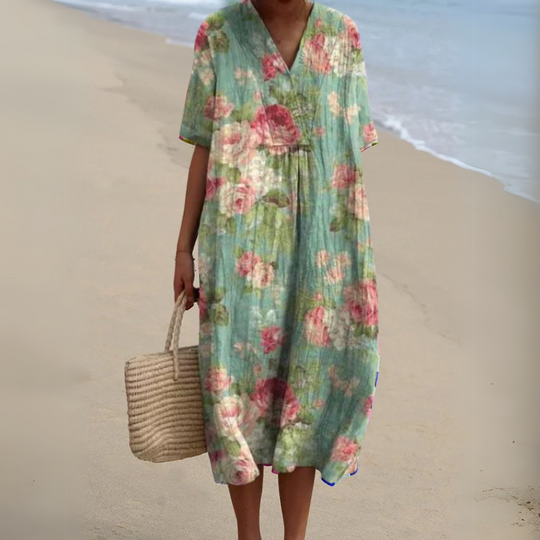 Aliyah – Vibrant Floral Summer Dress