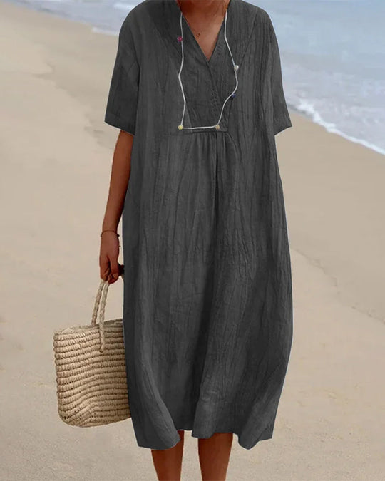 Gina – Elegan Linen Dress