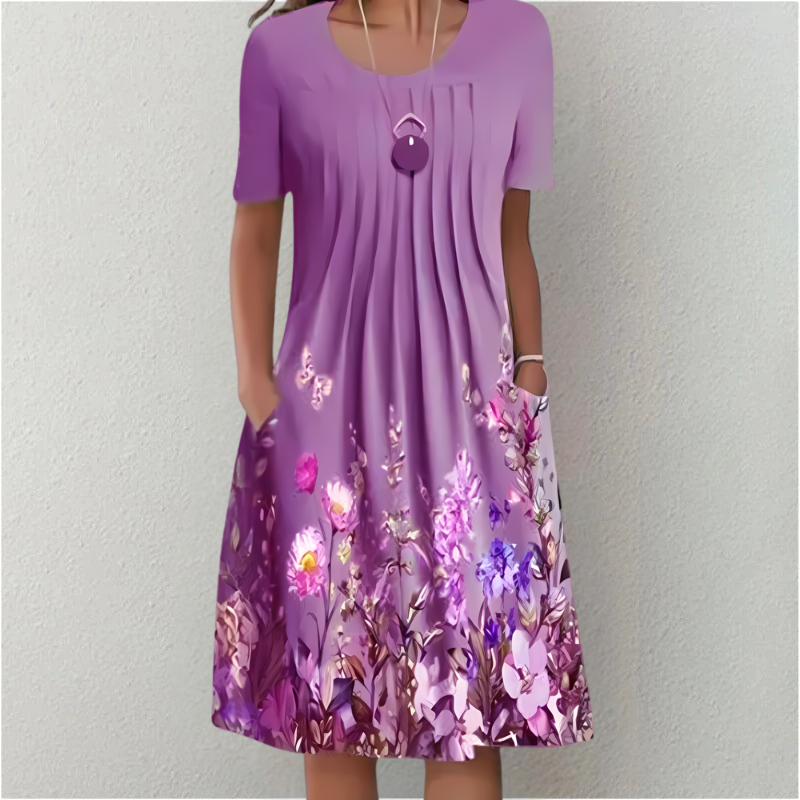 Leslie – Elegant tummy-covering dress