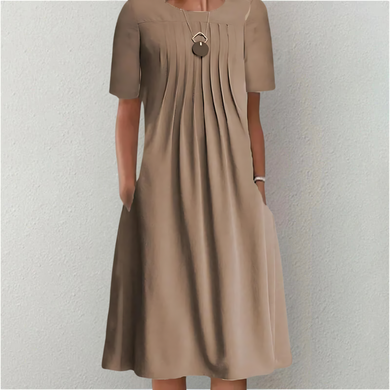 Leslie – Elegant tummy-covering dress
