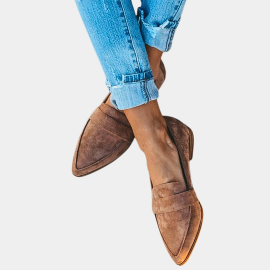 Elise – Suede Loafers for Women