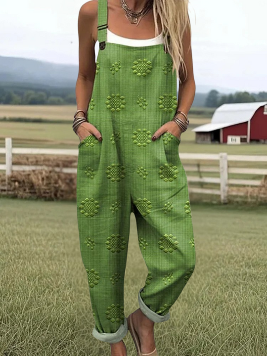 Danielle – Vintage Floral Jumpsuit