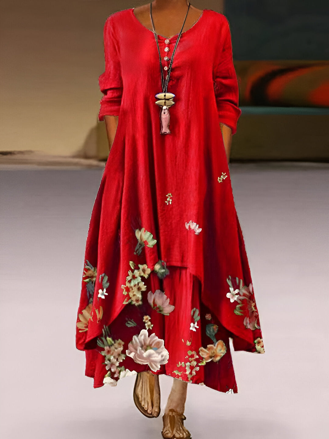 Jill – Flowing Boho Summer Dress