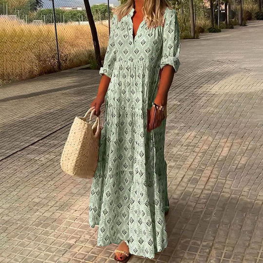Tessa – Flowing Boho Maxi Dress