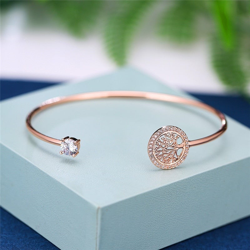 Thalia – Refined Tree of Life Adjustable Bracelet