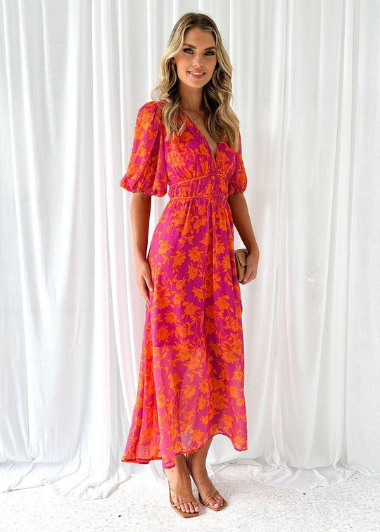 Nia – Floral Maxi Dress