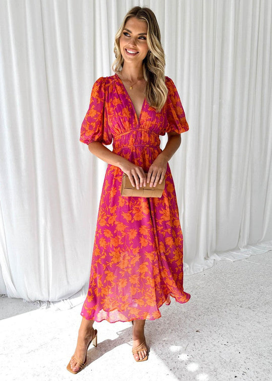 Nia – Floral Maxi Dress