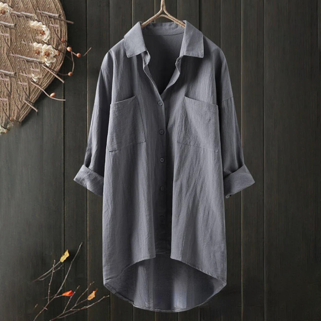 Dianne – Classic Linen Shirt