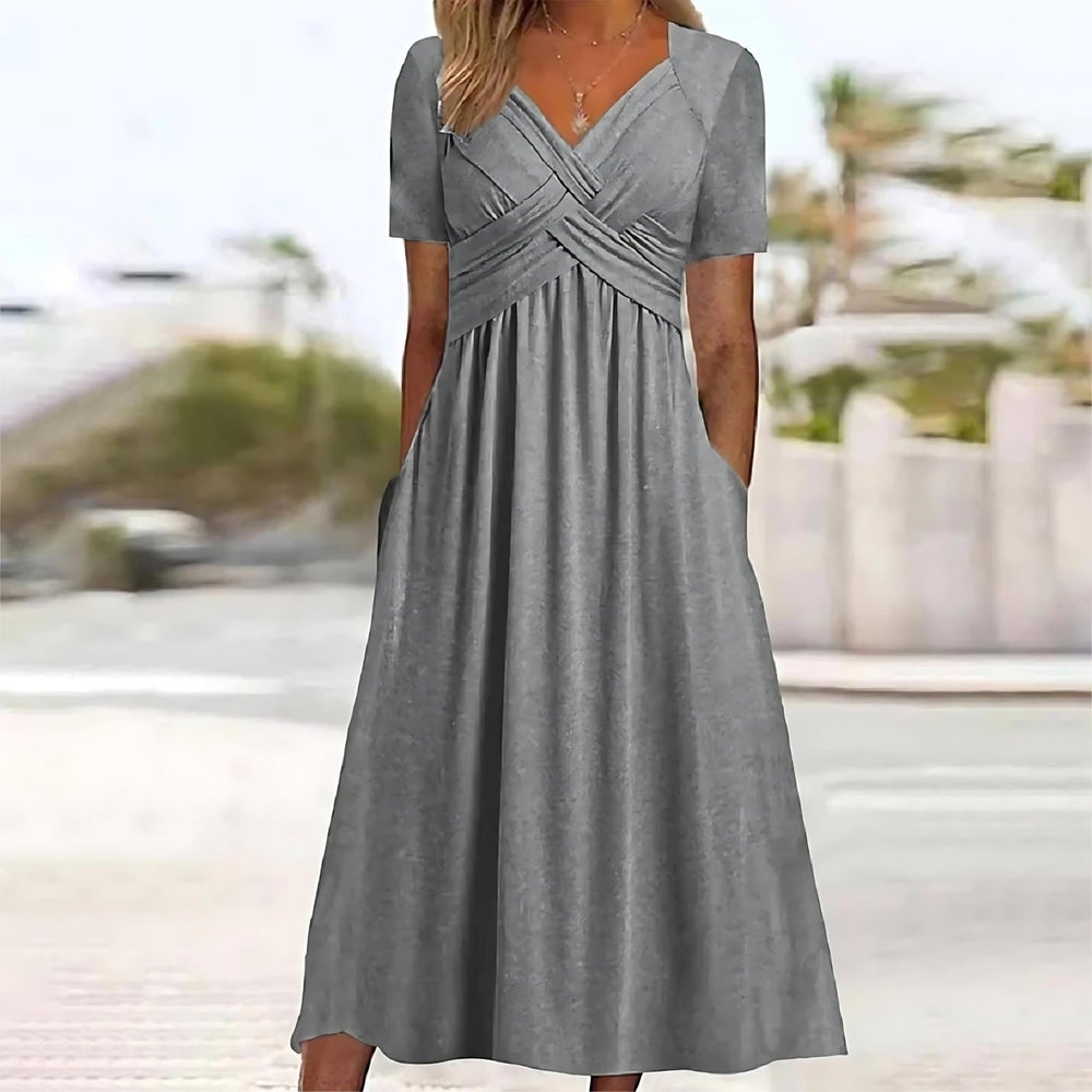 Isadora – Elegant Midi Dress