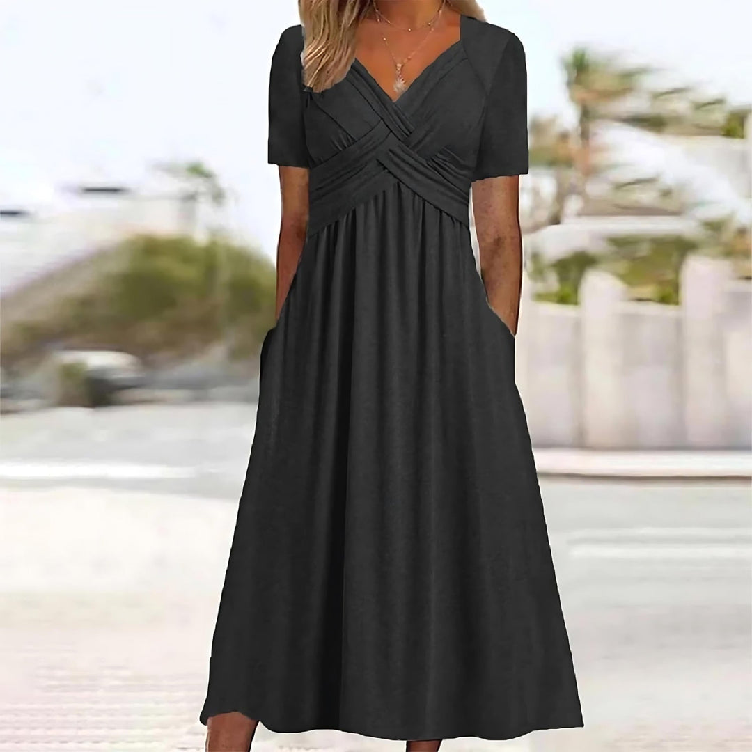 Isadora – Elegant Midi Dress