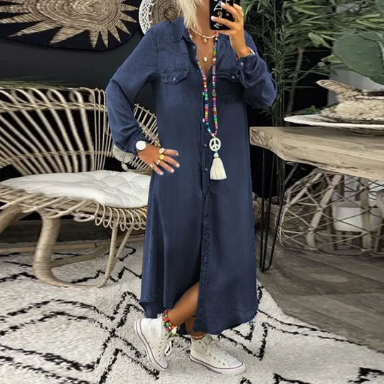 Yelena – Classic Denim Dress