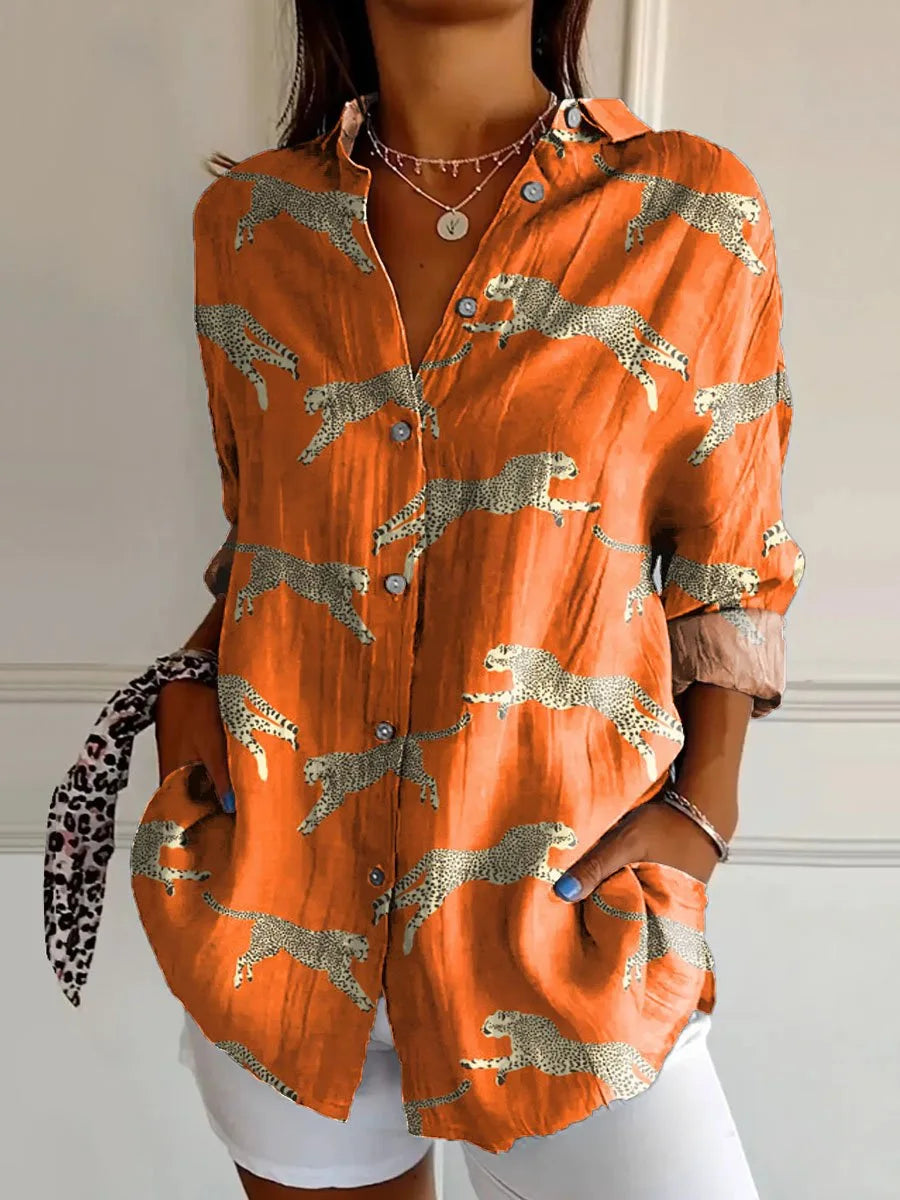 Leonie – Patterned Summer Blouse