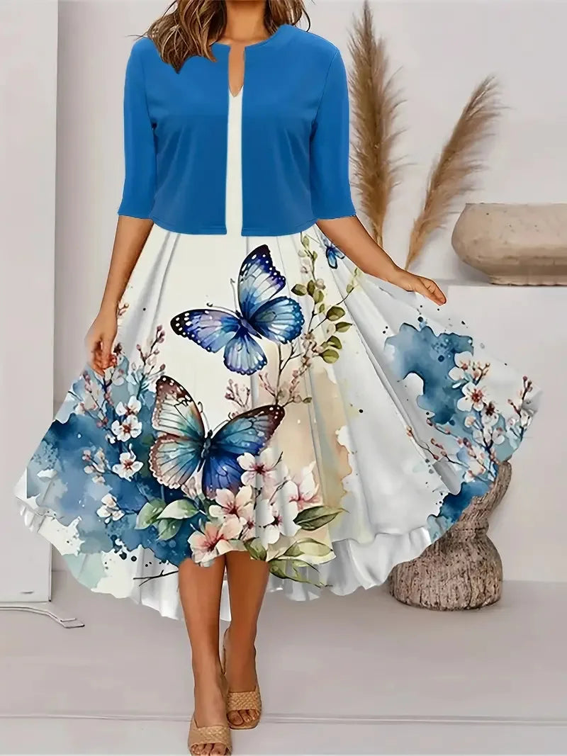 Catalina – Summer Dress and Blazer Set