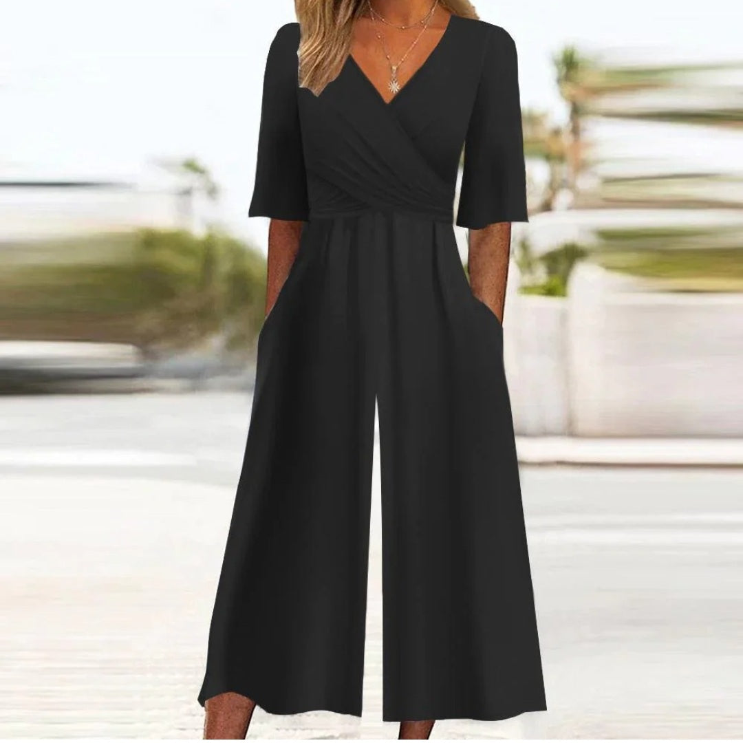 Esther – Elegant Wide-Leg Jumpsuit