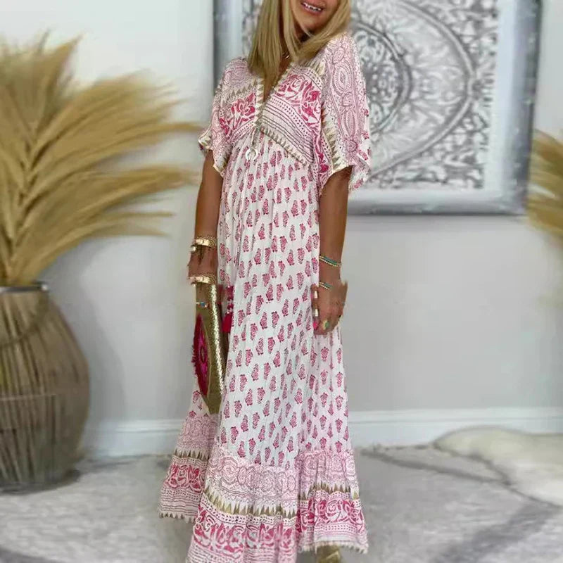 Maxine – Boho Maxi Dress