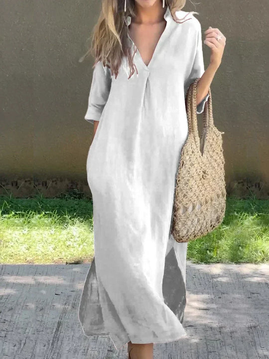 Marceline – Linen Summer Dress