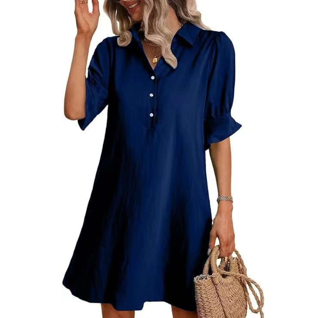 Veronica – Relaxed Shirt Dress