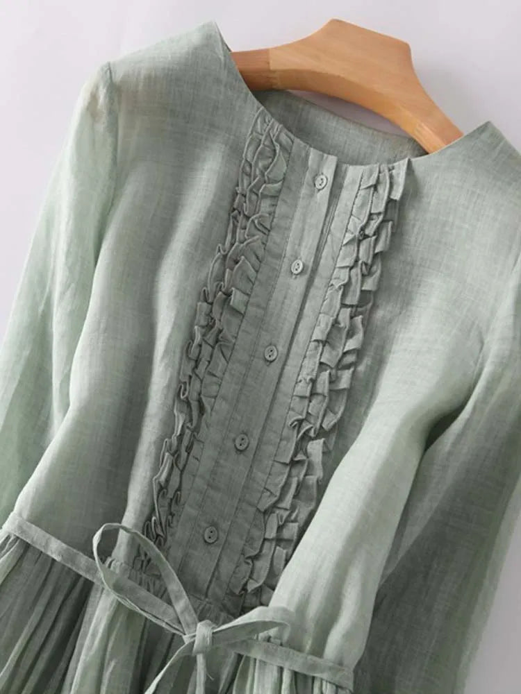 Cecilia – Boho Linen Summer Dress