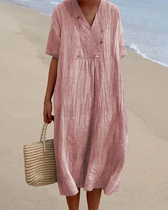 Gina – Elegan Linen Dress