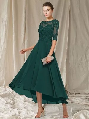 Jimena – Elegant Summer Dress with Lace Detail