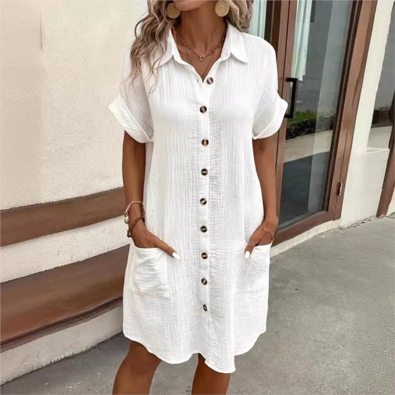Emily – Elegant Summer Dress with Tummy Coverage