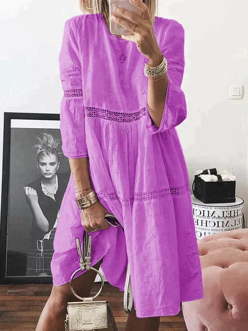 Kyla – Embroidered Occasion Dress