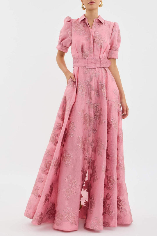 Carmen – Puff Sleeve Maxi Dress