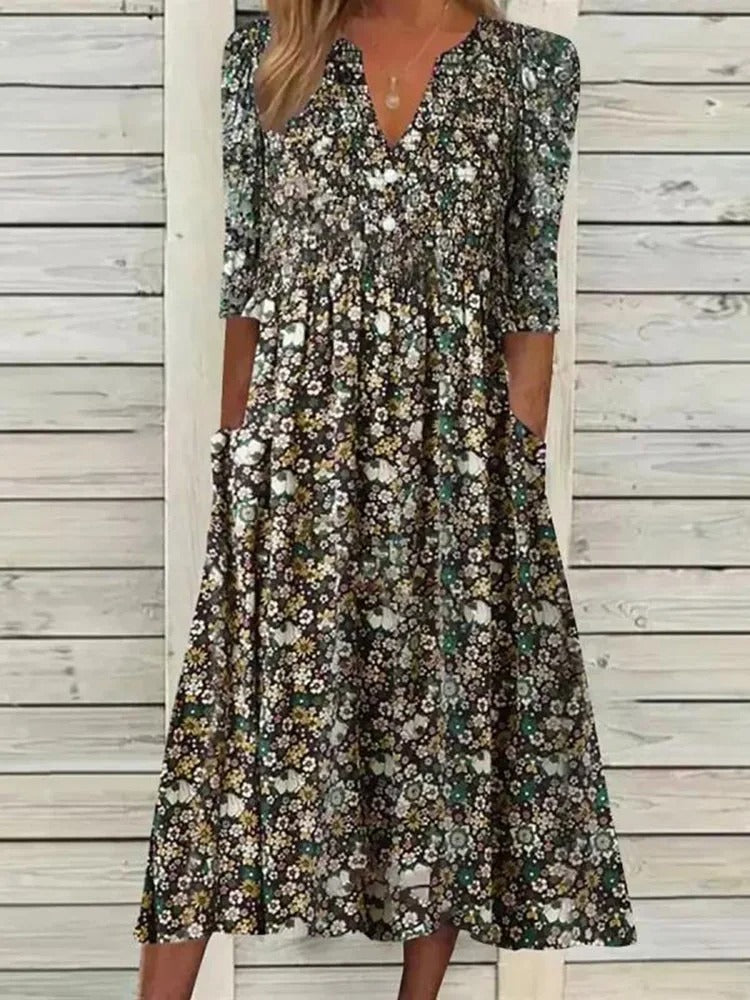 Madison – Floral A-line dress