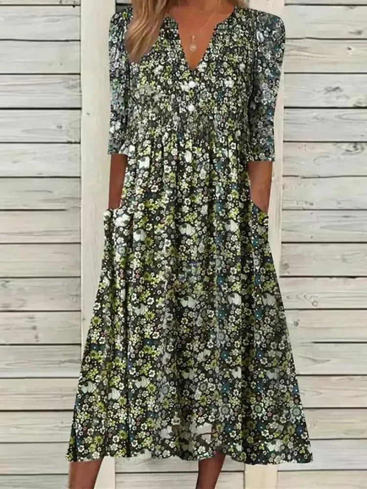 Madison – Floral A-line dress